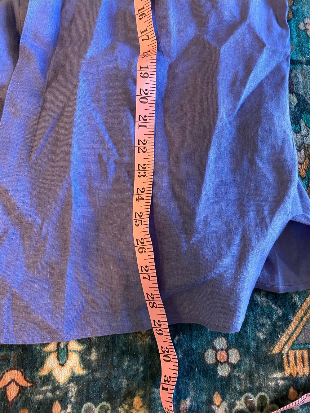 Talbots Violet Collared Button Shirt - Picture 6 of 8